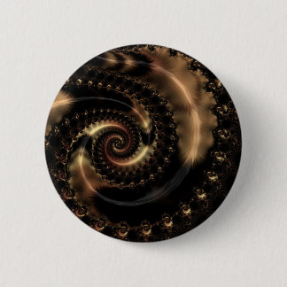 Abstract fractal patterns and shapes. Fractal Art 6 Cm Round Badge