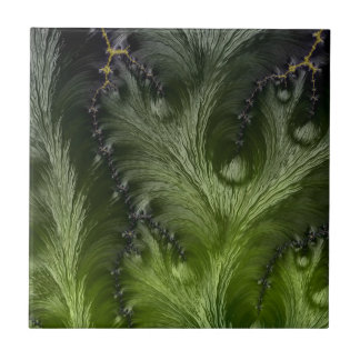 Abstract fractal patterns and shapes. Fractal Art Ceramic Tile