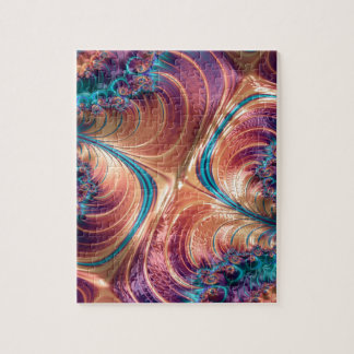 Abstract fractal patterns and shapes. Fractal Art Jigsaw Puzzle