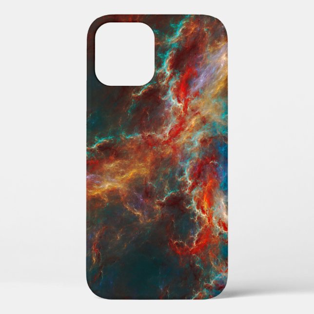 Abstract fractal patterns and shapes. Infinite uni Case-Mate iPhone Case (Back)