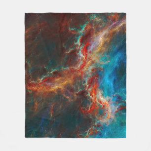 Abstract fractal patterns and shapes. Infinite uni Fleece Blanket