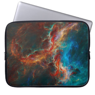Abstract fractal patterns and shapes. Infinite uni Laptop Sleeve