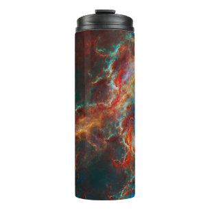 Abstract fractal patterns and shapes. Infinite uni Thermal Tumbler