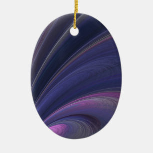 Abstract Fractal Rainbow Ornament