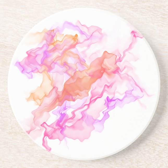 Abstract  Fractal Smoke Coaster (Front)