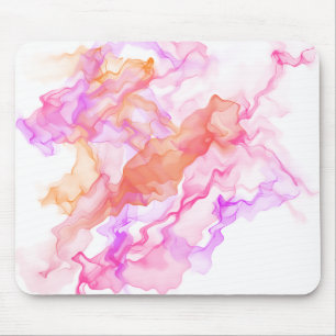 Abstract Fractal Smoke Mouse Pad