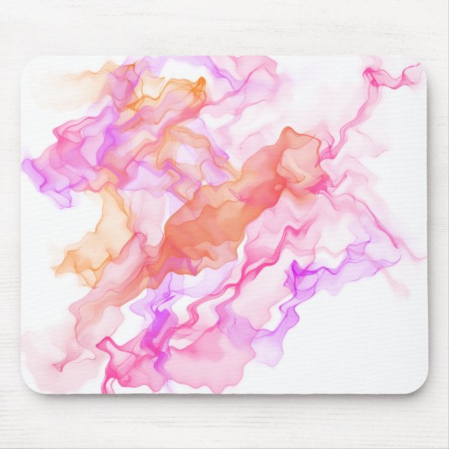 Abstract  Fractal Smoke Mouse Pad (Front)