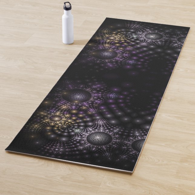 Abstract Fractal Sphere Art Mandala Universe Yoga Mat (In Situ)