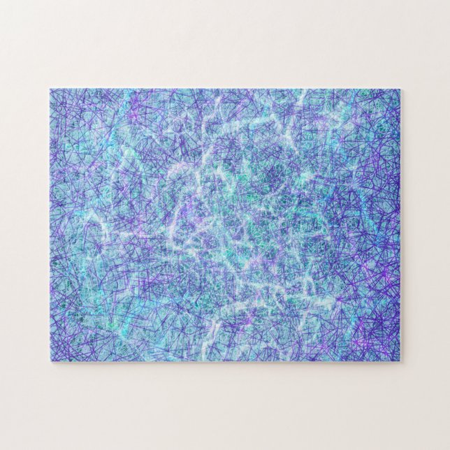 Abstract Fractal Water Difficult Hard Challenging Jigsaw Puzzle (Horizontal)