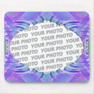 Abstract frame ARTs 2 + your photo Mouse Pad