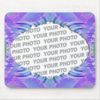 Abstract frame ARTs 2 + your photo Mouse Pad