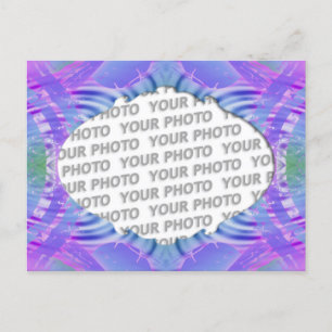 Abstract frame ARTs 2 + your photo Postcard