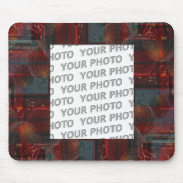 Abstract frame ARTs 4 + your photo Mouse Pad (Front)