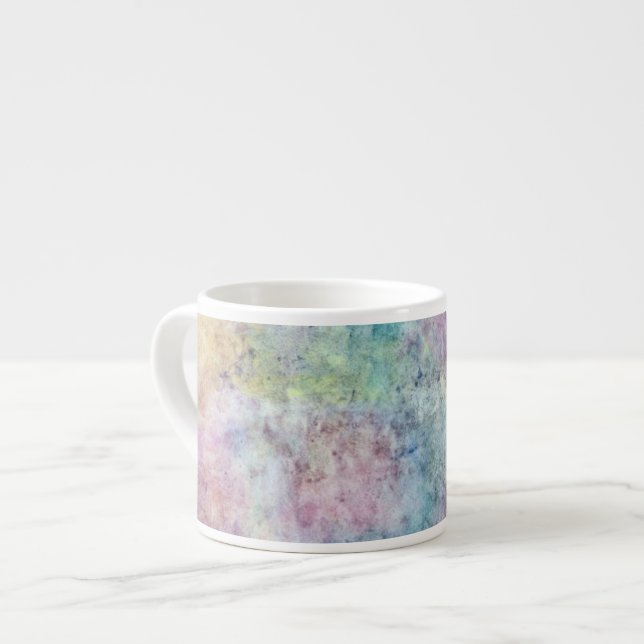 abstract free hand drawing from watercolor espresso cup (Front Left)