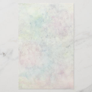 abstract free hand drawing from watercolor stationery