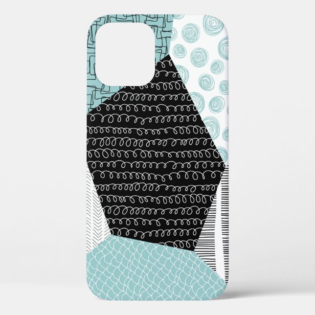 Abstract Freehand Drawing: Artistic Background. Case-Mate iPhone Case (Back)