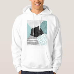 Abstract Freehand Drawing: Artistic Background. Hoodie