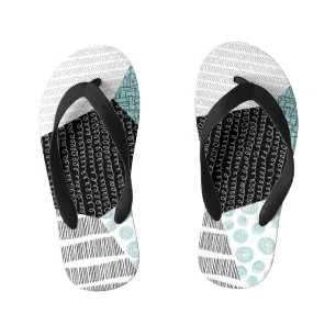 Abstract Freehand Drawing: Artistic Background. Kid's Thongs