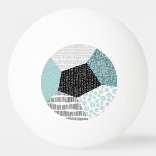Abstract Freehand Drawing: Artistic Background. Ping Pong Ball