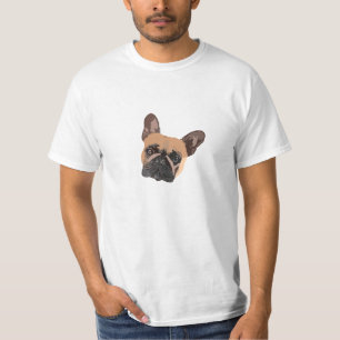 Abstract French Bulldog Mens T-Shirt