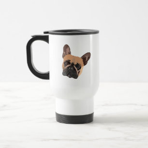 Abstract French Bulldog Travel Mug