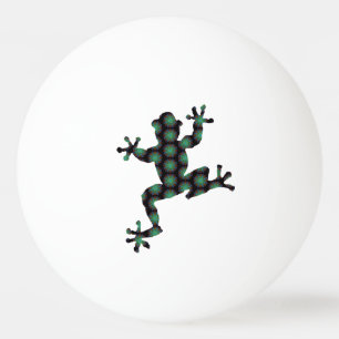 Abstract Frog Ping Pong Ball
