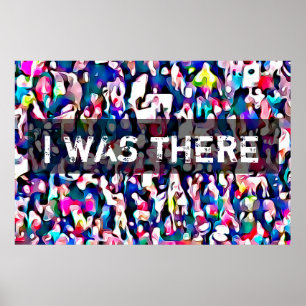 Abstract from Photo at the March for Women Protest Poster