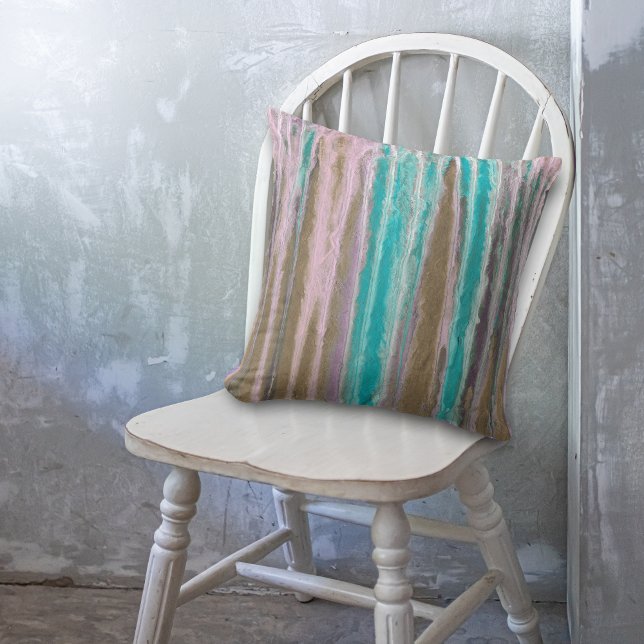 Abstract Frosted Colour Run Cushion (Creator Uploaded)