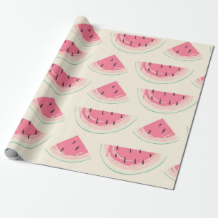 Abstract fruit seamless pattern. Creative colourfu Wrapping Paper