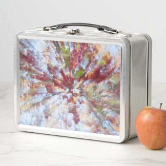 Abstract Fruit Tree Metal Lunch Box