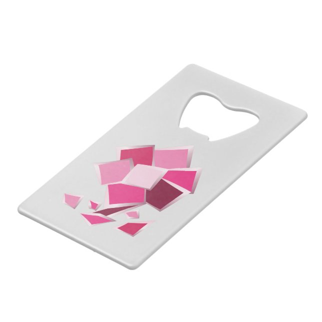 Abstract fuchsia flower (Front Angled)