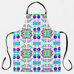 Abstract fun background. Colour shapes pattern.abs Apron