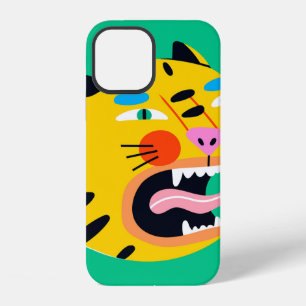 Abstract funny tiger iPhone 12 case