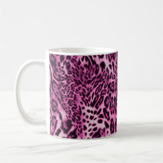 abstract furry leopard skin pattern coffee mug