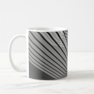 Abstract futuristic architecture background 3d ill coffee mug