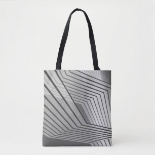 Abstract futuristic architecture background 3d ill tote bag