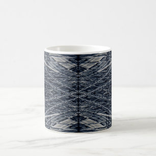 Abstract futuristic pattern coffee mug