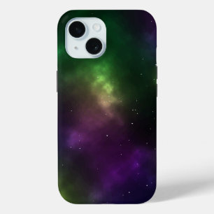 Abstract Galaxy Constellations Digital Art: I iPhone 15 Case