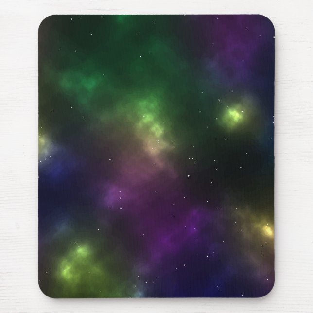 Abstract Galaxy Constellations Digital Art: I  Mouse Pad (Front)
