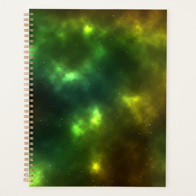 Abstract Galaxy Constellations Digital Art: IV  Planner (Front)