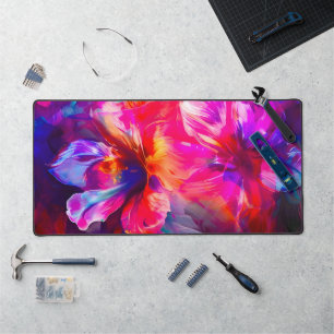 Abstract Garden Bloom Desk Mat