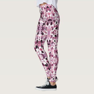 Abstract Garden Blossoms — Modern Art Elegance Leggings