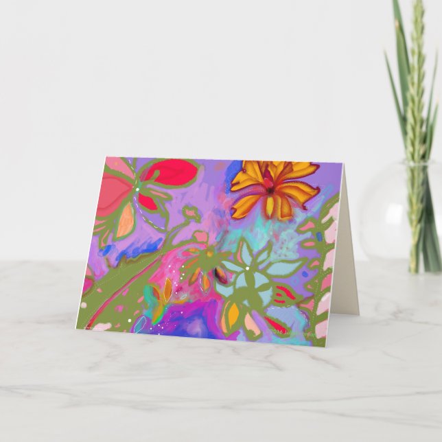 Abstract Garden Card (Front)