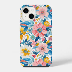 Abstract Garden Modern Floral iPhone 14 Case