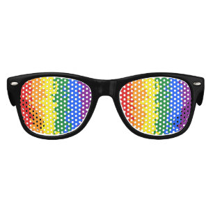 Abstract Gay Pride Flag     Kids Sunglasses