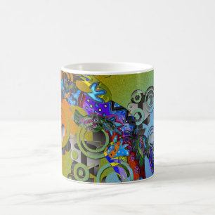 abstract Gecko Coffee Mug