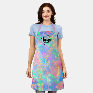 abstract gemstone inspired background apron