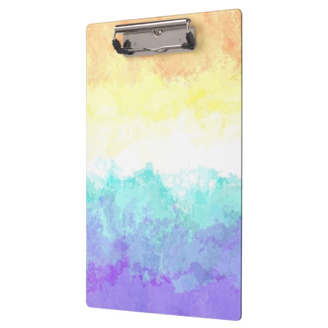 Abstract Genderfaun Pride Flag      Clipboard (Left)