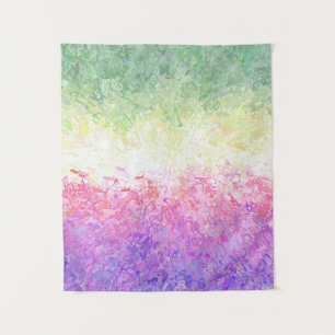 Abstract Genderfaun Pride Flag Tapestry