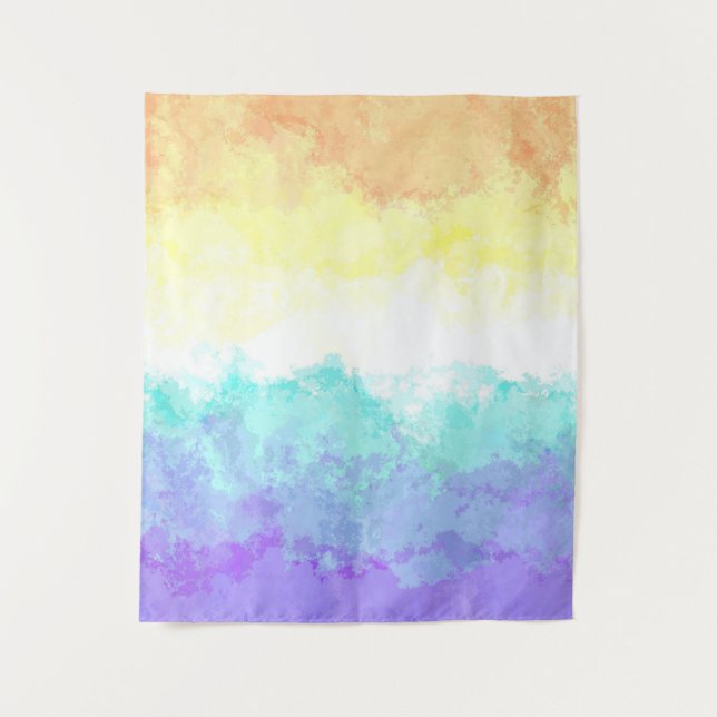 Abstract Genderfaun Pride Flag      Tapestry (Front)